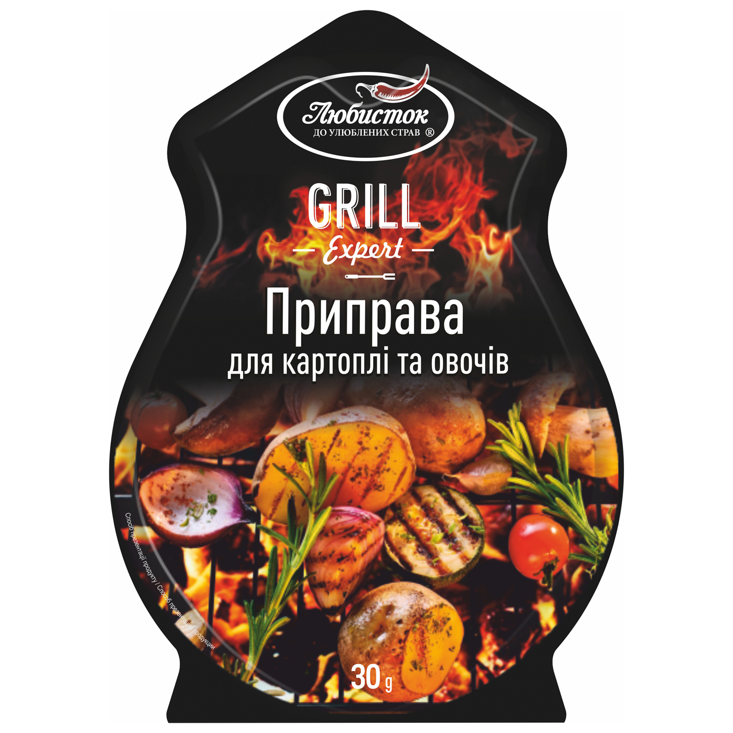 Приправа Любисток картопля/овочі Гриль Експерт 30г